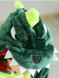SHEIN Macacão Pijama Infantil de Dinossauro com Capuz Menino Kigurumi